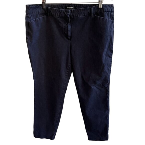 Liz Clairborne Jeans Womens 18‎ Emma Classic Blue Denim Dark Wash Cotton - Picture 4 of 8